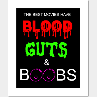 Blood Guts & Boobs Posters and Art